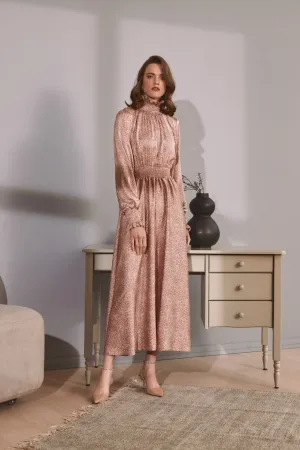 Adorned Off White Evening Dress